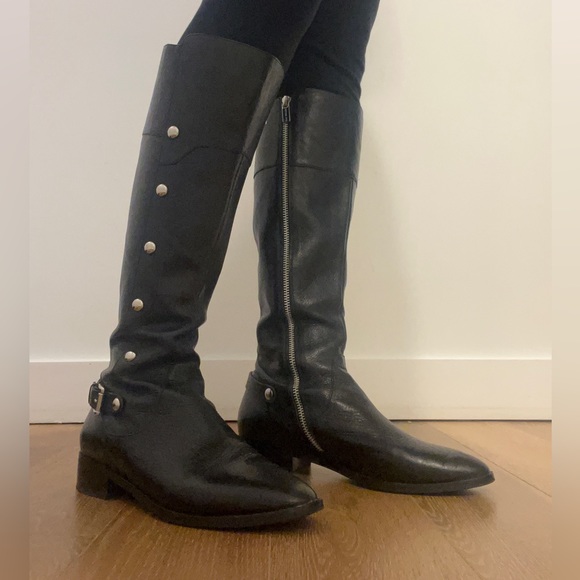 Michael by Michael Kors Leather riding boots EUC - Picture 1 of 15